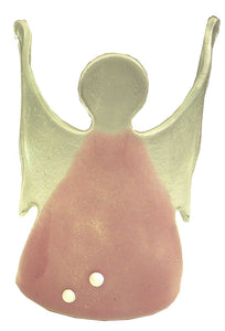 Angel Stand Pink  With Spots