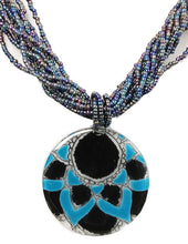 Cargar imagen en el visor de la galería, Calypso Classic Mandala Round Necklace
