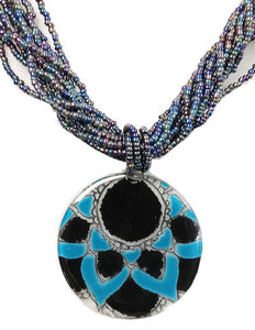 Calypso Classic Mandala Round Necklace
