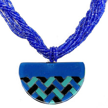 Cargar imagen en el visor de la galería, Calypso Classic  Ethnic Half Moon Necklace
