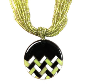 Calypso Classic Ethinc Round Necklace
