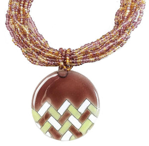 Calypso Classic Ethinc Round Necklace
