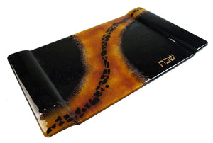 Challah Tray Black Topaz Path