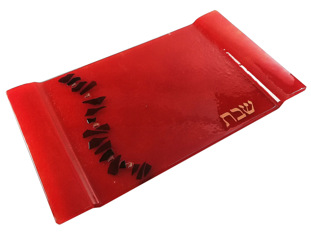 Challah Tray Cherry Red Path