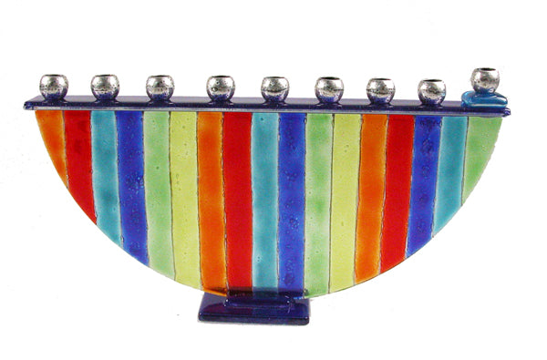 Menorah  or Janukia  Rainbow  half circle