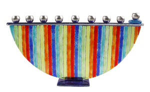 Menorah  or Janukia  Rainbow  half circle