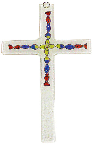 Glass Cross Aqua Kids   Thin