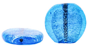 Big Flat Rounded Glass Beads