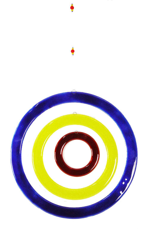 Windchime  3 Circles Red Blue Yellow
