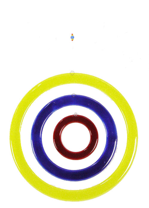 Windchime  3 Circles Red Blue Yellow
