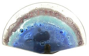 Lamp Aplique Half Cone Blue Bubble