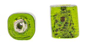 Dotted Prism Glass Beads