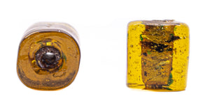 Dotted Prism Glass Beads