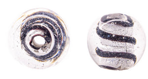 Spiral Sphere Glass Beads