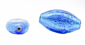 Tiny Flat Spheroid Glass Beads