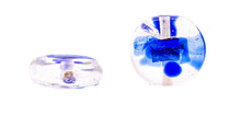 Cargar imagen en el visor de la galería, Flat Rounded Dotted Glass Beads
