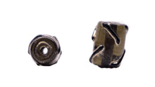 Cargar imagen en el visor de la galería, Cylinder Striped Lampwork Glass Beads
