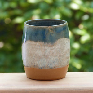 Tumbler curved blue