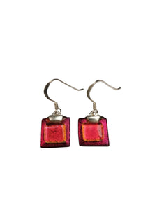 Dichroic Earrings Grinu Copper