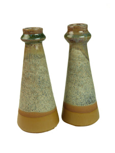 Candlestick blue dots set